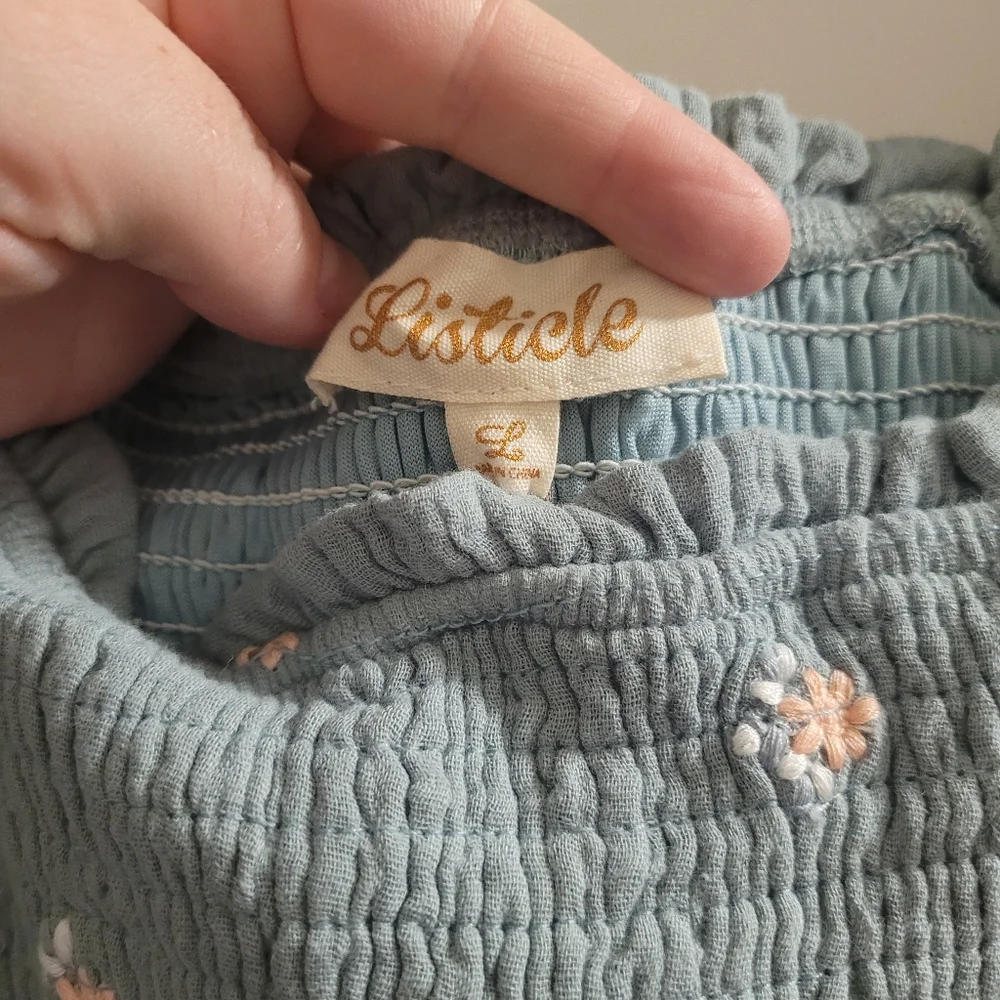 Puff Sleeve Midi Dress - Picture 7 of 9